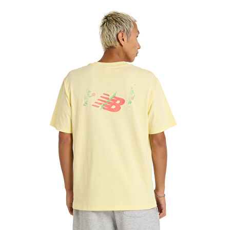 Athletics Tennis Cartoon Erkek Sarı Günlük Stil T-Shirt MT51903-PRC