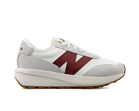 New Balance 370 Beyaz Modeli Koleksiyonu Unisex Günlük Ayakkabı U370CB Krem
