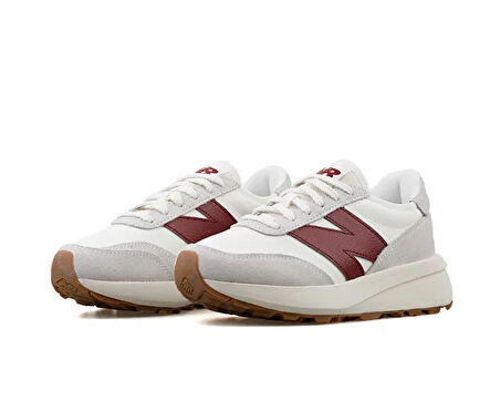 New Balance 370 Beyaz Modeli Koleksiyonu Unisex Günlük Ayakkabı U370CB Krem