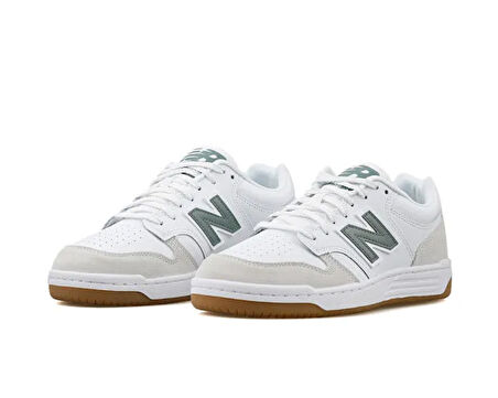 New Balance 480 Beyaz Modeli Koleksiyonu Unisex Günlük Ayakkabı BB480LYG Beyaz