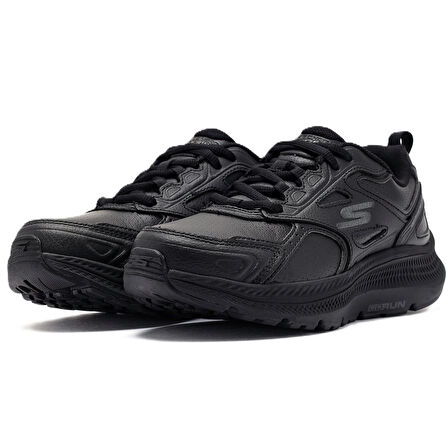 Skechers Go Run Consistent 2.0-Sumpter Trail Leather Womens Sneaker Hakiki Deri Günlük Spor Ayakkabı Siyah 