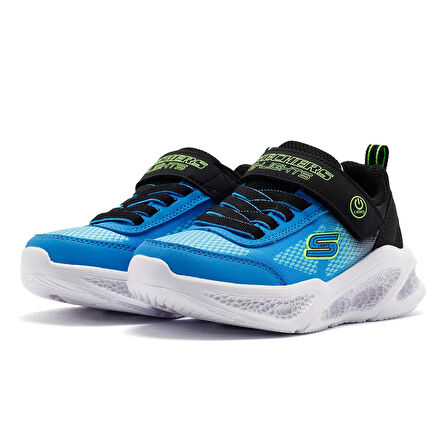 Meteor-Lights - Krendox Çocuk Siyah Sneaker Ayakkabı 401495L BKBL