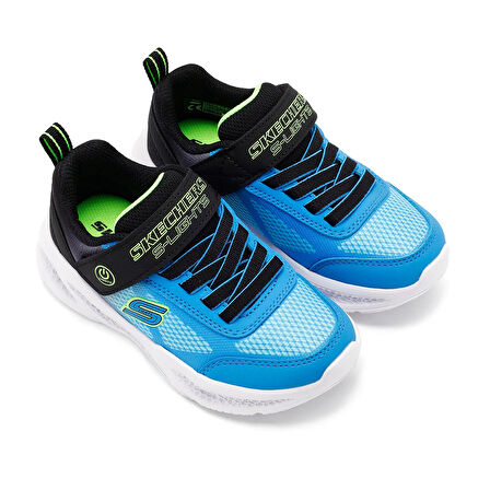 Meteor-Lights - Krendox Çocuk Siyah Sneaker Ayakkabı 401495L BKBL