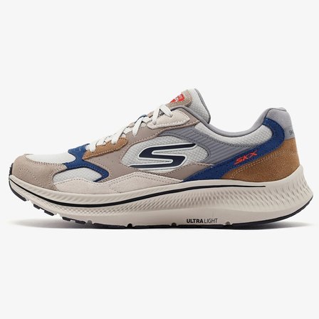 Skechers Go Run Consistent 2.0-Retro Runner Leather Mens Sneaker Hakiki Deri Günlük Spor Ayakkabı Bej