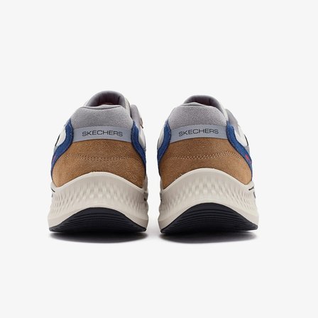 Skechers Go Run Consistent 2.0-Retro Runner Leather Mens Sneaker Hakiki Deri Günlük Spor Ayakkabı Bej