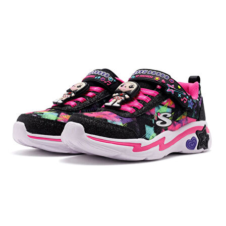 Snuggle Sneaks  Çocuk Siyah Sneaker Ayakkabı 302214L BKMT