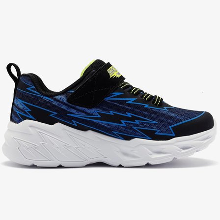 Skechers Light Storm 2.0 Bolt Brights Kids Sneaker Cırt Cırtlı Işıklı Çocuk Ayakkabısı Lacivert 