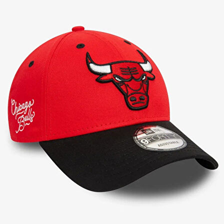 New Era NBA Side Patch 9Forty Chicago Bulls Unisex Şapka Kırmızı