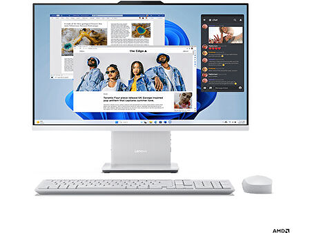 LENOVO IdeaCentre AIO AMD Ryzen 5 7535HS 8GB 512GB SSD 27" FHD W11 All in One Bilgisayar F0HQ001YTR