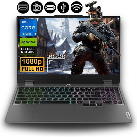 Loq 15IRX9 I7-13650HX | 32GB | 1tb SSD | 6gb RTX4050 83DV0117TR Atl7 Freedos 15.6" Gaming Notebook
