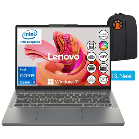 Ideapad Slim 3 İ7-13620H UHD Graphics 20GB Ram 1tb SSD 14" Wuxga W11 Taşınabilir Bilgisayar