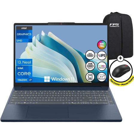 Ideapad Slim 3 15IRH10 İ7-13620H 24GB Ram 2tb SSD 15.3" Fhd IPS Wuxga W11 83K10060TR Taşınabilir Bilgisayar