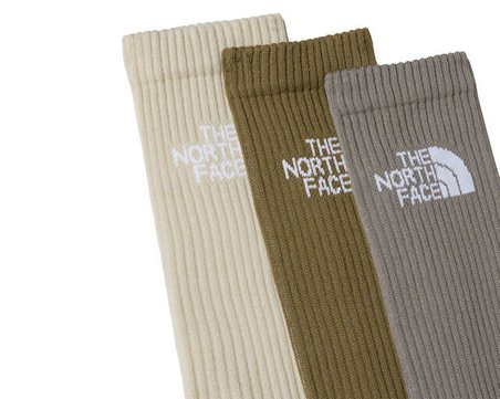 The North Face MULTI SPORT CUSH CREW SOCK 3P Çorap (3 Çift) NF0A882HN6T1 Çok Renkli