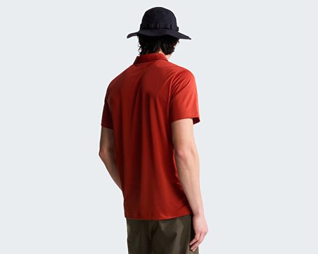 The North Face M Tanken Polo Erkek Günlük Polo Tişört NF0A2WAZG6I1Kırmızı