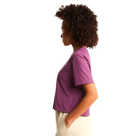 Evolution Simple Dome Cropped Relaxed Kadın Mor Outdoor T-Shirt NF0A8FDHG4Y1