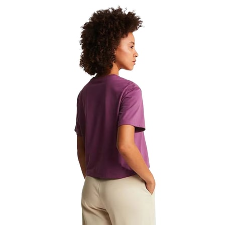 Evolution Simple Dome Cropped Relaxed Kadın Mor Outdoor T-Shirt NF0A8FDHG4Y1