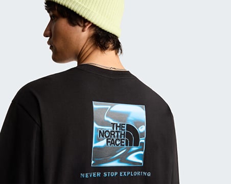The North Face M Liquid Box Nse Oversize Erkek Outdoor Tişörtü NF0A8G9WJK31 Siyah