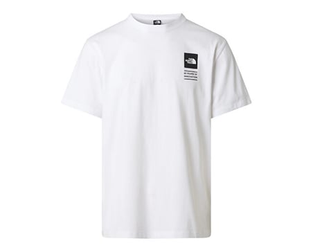 The North Face M icon Celebration Regular Erkek Outdoor Tişörtü NF0A8GASFN41 Beyaz