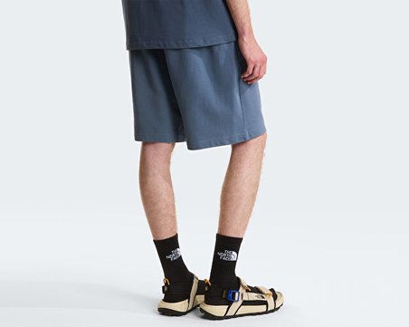 The North Face M ESSENTIAL LIGHT RELAXED SHORTS Erkek Outdoor Şortu NF0A8GQ90U31 Gri
