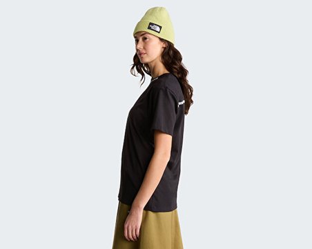 The North Face W ZUMU RELAXED SHORT SLEEVE TEE-GRAPHIC Kadın Outdoor Tişörtü NF0A8GUSJK31 Siyah