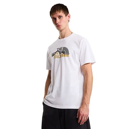 Mountain Line Regular Erkek Beyaz Outdoor T-Shirt NF0A8GUXFN41