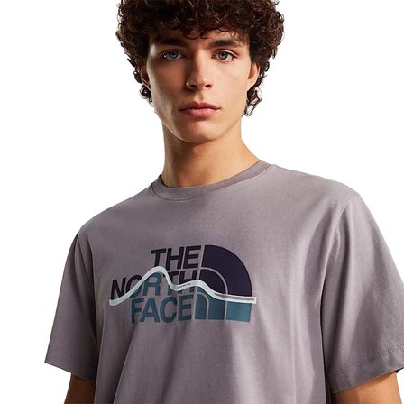 Mountain Line Regular Erkek Gri Outdoor T-Shirt NF0A8GUXG7O1