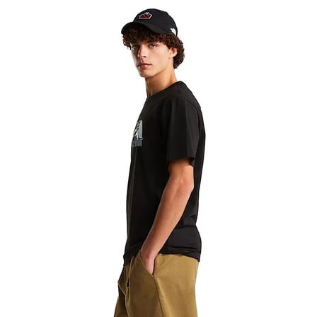Mountain Line Regular Erkek Siyah Outdoor T-Shirt NF0A8GUXJK31