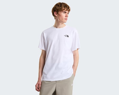 The North Face M Vertical Regular Erkek Outdoor Tişörtü NF0A8GV1FN41 Beyaz