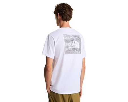 The North Face M Box Nse Celebration Reg Ss Tee Erkek Outdoor Tişörtü NF0A8GV2FN41 Beyaz