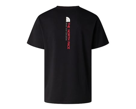 The North Face M Vertical Regular Erkek Outdoor Tişörtü NF0A8GV1JK31 Siyah