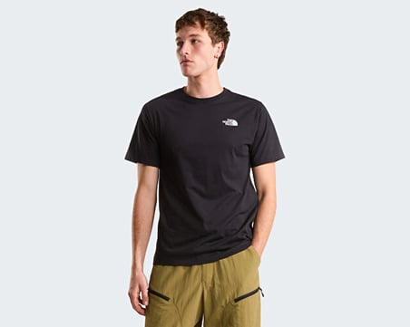 The North Face M Box Nse Celebration Reg Ss Tee Erkek Outdoor Tişörtü NF0A8GV2JK31 Siyah