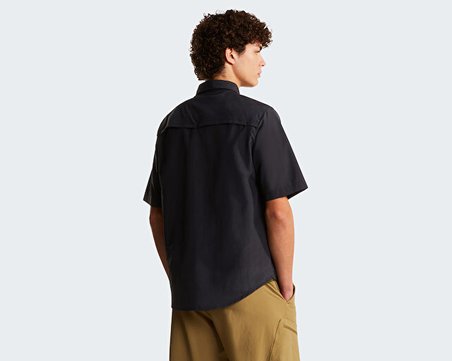 The North Face M Sequoia Short Sleeve Shirt Erkek Outdoor Kısa Kollu Gömlek NF0A8FU6JK31 Siyah