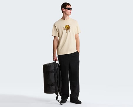The North Face M Donkey Taxi Relaxed Erkek Outdoor Tişörtü NF0A8G9FDOM1 Bej