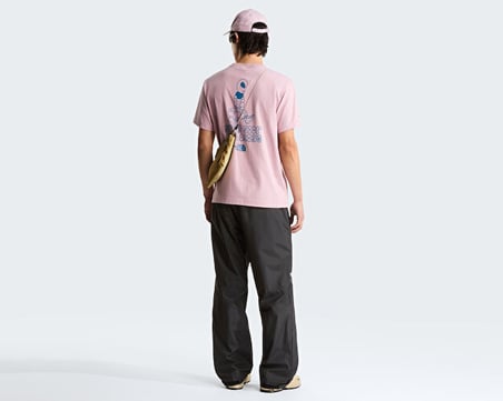The North Face M ALIEN  RELAXED SHORT SLEEVE TEE-GRAPHI Erkek Outdoor Tişörtü NF0A8G9G0SO1 Pembe