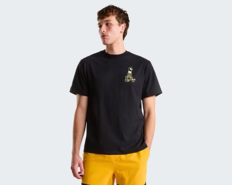 The North Face M ALIEN  RELAXED SHORT SLEEVE TEE-GRAPHI Erkek Outdoor Tişörtü NF0A8G9GJK31 Siyah