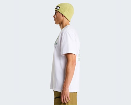The North Face M ALIEN  RELAXED SHORT SLEEVE TEE-GRAPHI Erkek Outdoor Tişörtü NF0A8G9GFN41 Beyaz