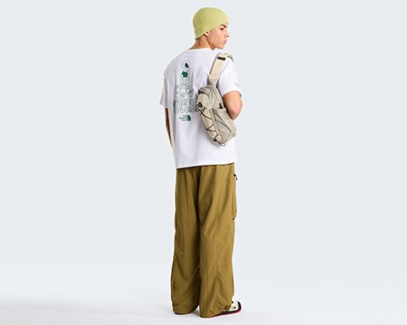 The North Face M ALIEN  RELAXED SHORT SLEEVE TEE-GRAPHI Erkek Outdoor Tişörtü NF0A8G9GFN41 Beyaz