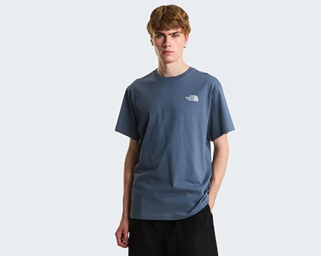The North Face M RETRO EARTH RELAXED SHORT SLEEVE TEE-G Erkek Outdoor Tişörtü NF0A8G9P0U31 Gri
