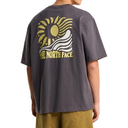 Sun Oversize Graphic Erkek Antrasit Outdoor T-Shirt NF0A8GA0RHI1