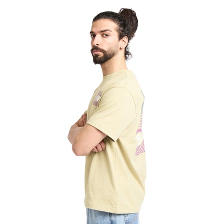 Mountain Escape Relaxed Erkek Sarı Outdoor T-Shirt NF0A8GB1G731