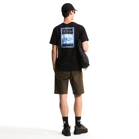 Regular Graphic Erkek Siyah Outdoor T-Shirt NF0A8GUWJK31