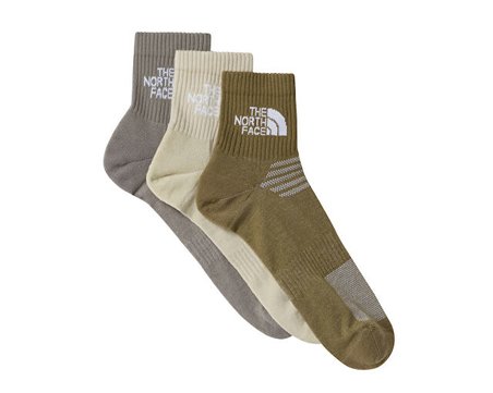 The North Face Multi Sport Cush Quarter Sock 3P Çorap (3 Çift) NF0A882GN6T1 Gri