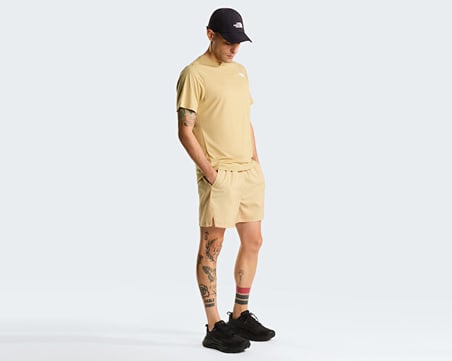The North Face M 24/7 5 SHORTS Erkek Outdoor Şortu NF0A882DLK51 Bej