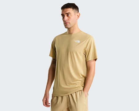 The North Face M 24/7 S/S Tee Reg Erkek Outdoor Tişörtü NF0A894BLK51Bej