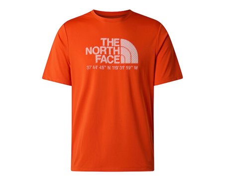 The North Face M 24/7 S/S TEE LOGO GRAPHIC REG Erkek Outdoor Tişörtü NF0A8BEJG6L1 Turuncu