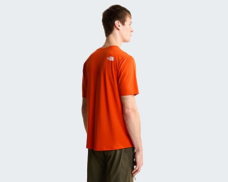 The North Face M 24/7 S/S TEE LOGO GRAPHIC REG Erkek Outdoor Tişörtü NF0A8BEJG6L1 Turuncu