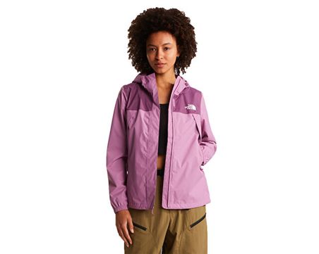 The North Face W ANTORA RAIN JACKET Kadın Outdoor Yağmurluk NF0A8BKDK221 Mor
