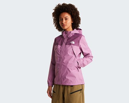 The North Face W ANTORA RAIN JACKET Kadın Outdoor Yağmurluk NF0A8BKDK221 Mor