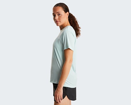 The North Face W Flex Short Sleeves Reg Tee Erkek Outdoor Tişörtü NF0A8BRRG701Mavi