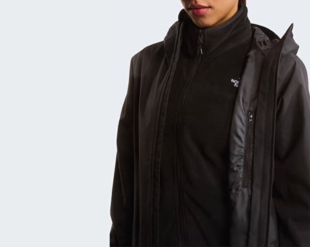 The North Face W QUEST TRICLIMATE Kadın Outdoor Montu (3'Ü 1 Arada) NF0A8G11JK31 Siyah